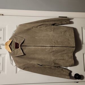 Vintage Reeds Leather jacket Women's XL. NWOT. Eclectic grandpa. BOHO